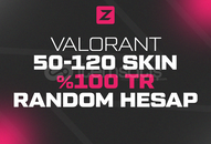 %100 TR | 50-120 SKIN ARASI RANDOM HESAP