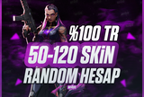 [%100 TR]50-120 SKIN ARASI RANDOM HESAP