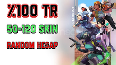 ⭐%100 TR 50-120 Skin Random Hesap⭐