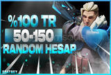[(%100 TR) 50-150 SKİN RANDOM HESAP]