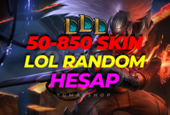 TR 50-850 Skin Lol Random Hesap