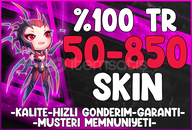 ❤️100% TR➜ 50-850 Skin Random ✧ Oto + Garanti⭐