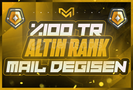 ⭐%100 TR ALTIN RANK GARANTİLİ MAİL DEĞİŞEN⭐