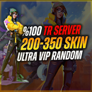 ✨%100 TR BANSIZ 200-350SKIN HESAP✨