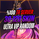 ✨%100 TR BANSIZ 30-120 SKIN HESAP✨