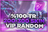 ✨ %100 TR [BIÇAKLI] 200-300 SKİN VİP RANDOM ✨