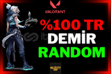 %100 TR DEMİR 1,2,3 RANDOM HESAPLAR