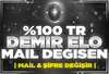 ⭐%100 TR DEMİR RANK GARANTİLİ MAİL DEĞİŞEN⭐