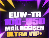 ⭐%100 TR/EUW 100-850 SKİN MAİL DEĞİŞEN HESAP⭐