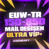 ⭐%100 TR/EUW 150-850 SKİN MAİL DEĞİŞEN HESAP⭐