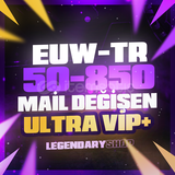 ⭐%100 TR/EUW 50-850 SKİN MAİL DEĞİŞEN HESAP⭐