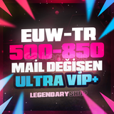 ⭐%100 TR/EUW 500-850 SKİN MAİL DEĞİŞEN HESAP⭐