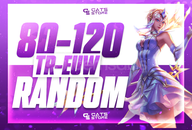 ⭐%100 TR/EUW 80-120 SKİN RANDOM HESAP⭐