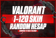 ⭐[%100 TR] GİZEMLİ RANDOM HESAP | VALORANT ⭐