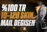 ⚡️[%100 TR] MAİL DEĞİŞEN 10-120 SKİN RANDOM⚡️