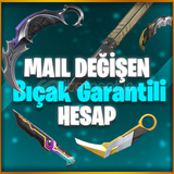 ⭐%100 TR MAİL DEĞİŞEN BIÇAK GARANTİLİ HESAP⭐