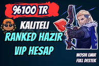 ⭐[%100 TR] MAIL DEĞİŞEN RANKED HAZIR VIP HESAP