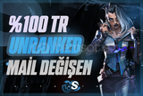 ⭐[%100 TR]⭐MAİL DEĞİŞEN UNRANKED +20 LEVEL⭐