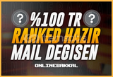 ⭐️%100 TR MAİL DEĞİŞEN UNRANKED RANDOM HESAP