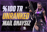 ⭐[%100 TR]⭐MAİL ONAYSIZ UNRANKED +20 LEVEL⭐