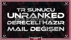 ⭐%100 TR⭐MAİLLİ RANKED READY +20 LEVEL