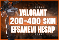 ⭐️ %100 TR ÖZEL STOK ⭐️ 200-400 SKİN RANDOM⭐️