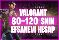 ⭐️ %100 TR ÖZEL STOK ⭐️ 80-120 SKİN RANDOM⭐️
