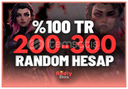 %100 TR RANDOM HESAO 20-50 SKİN 