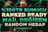 ⚡ [%100 TR] RANKED READY | MAİL DEĞİŞEN HESAP ⚡