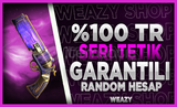 %100 TR | SERİ TETİK GARANTİLİ RANDOM