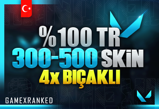 %100 TR SUNUCU 300-500 SKİN +4 BIÇAKLI %100 TR SUNUCU 300-500 SKİN +4 BIÇAKLI