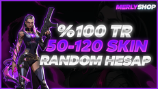%100 TR [BIÇAKLI] 50-120 RANDOM HESAP