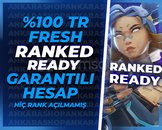 %100 TR UNRANKED FRESH HESAP 