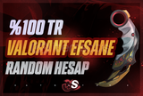 ✨%100 TR [UVİP+] EFSANE VALORANT RANDOM HESAP⭐