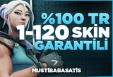 100% TR Valorant 1-120 Random Hesaplar