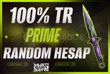 100% TR Valorant PRIME Random Hesaplar