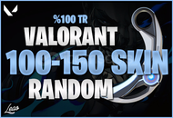 ⭐ %100 TR | Valorant 100-150 Skin Random Hesap 
