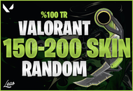 ⭐ %100 TR | Valorant 150-200 Skin Random Hesap 