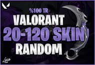 ⭐ %100 TR | Valorant 20-120 Skin Random Hesap 
