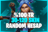 ⭐️[%100 TR] VALORANT 30-120 SKİN RANDOM HESAP⭐️