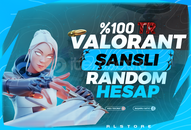 ⭐ [%100 TR] Valorant Şanslı Random Hesap ⭐