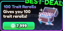 ✨Anime Vanguard 100 Trait Rerolls | EN UCUZ✨