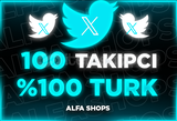 ⭐️[%100 TÜRK] 100 TWİTTER TAKİPÇİ