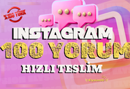 [%100 TÜRK] 100 YORUM İNSTAGRAM