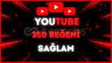 ✨SAĞLAM✨ 250 YOUTUBE BEĞENİSİ