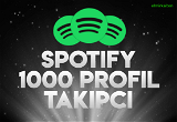 Spotify +1000 Türk Takipçi / Garantili 
