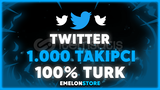 ⭐️[%100 TÜRK] 1000 TWİTTER TAKİPÇİ