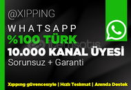 %100 TÜRK | 10000 KANAL ÜYE WHATSAPP