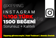 %100 TÜRK | 1500 BEĞENİ İNSTAGRAM