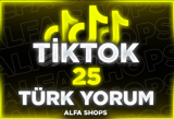 ⭐[%100 TÜRK] 25 YORUM TİKTOK